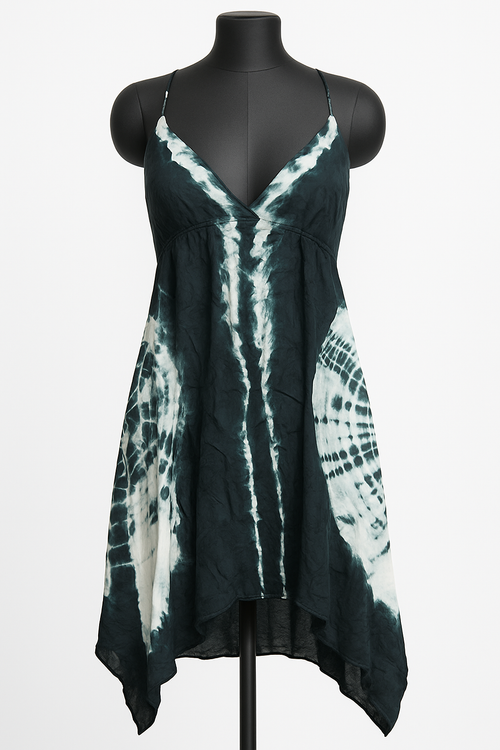Tie-Dye Sleeveless Maxi dress